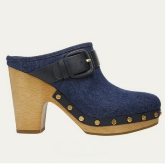 Veronica Beard Shoes - NWOB Veronica Beard Dacey Denim Clog Mules. Sizes 7, 7.5